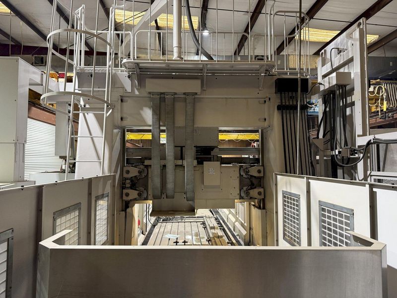 OKUMA MCV-AII, 60" X 160" TABLE, 157" X, 78" Y, 50 TAPER, 4000 RPM, 72 ATC, 59" SPINDLE TO TABLE