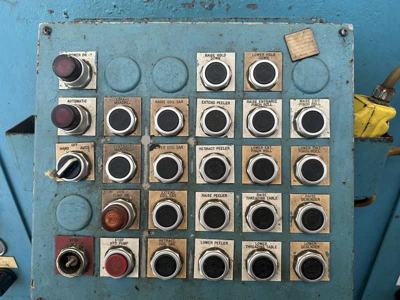 42" X .189" X 30,000 LBS COE COIL SERVO FEED LINE: STOCK #18587