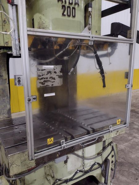 220 TON AIDA MODEL #NCI-200(2) GAP FRAME PRESS, 12.59" STROKE: STOCK #22210