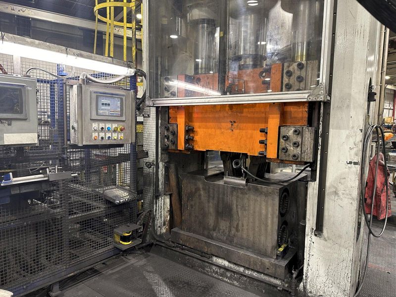 2013 - 800 TON MACRODYNE PRESS & BILLET HEATING INDUCTION SERVICES FORGING SYSTEM: STOCK #20205