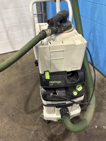 FESTOOL MODEL CT 36 E VACUUM WITH SANDER : STOCK #77444