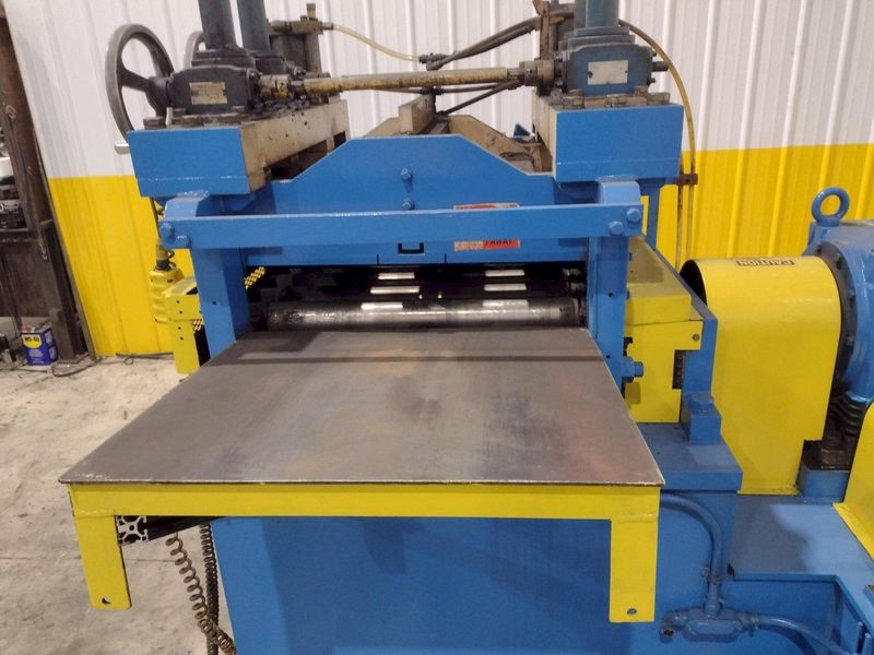 24" X 1/4" METFORM HIGH PRECISION BACKED UP COIL STRAIGHTENER STRIP LEVELER: STOCK #22424