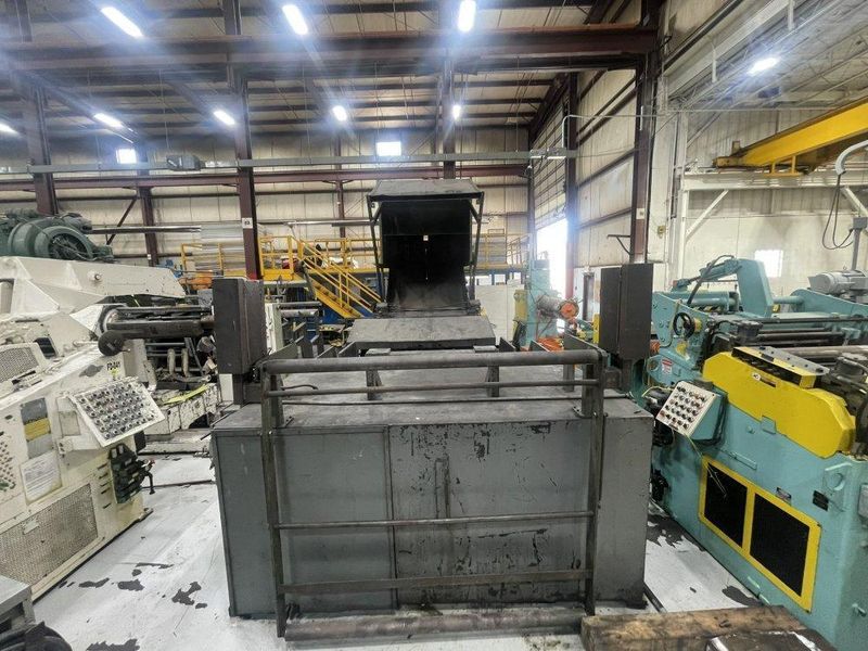 20,000 lbs. x 72 inch USED COE PRESS EQUIPMENT COIL CRADLE STRAIGHTENER FOR SALE, MODEL# CPCC-20