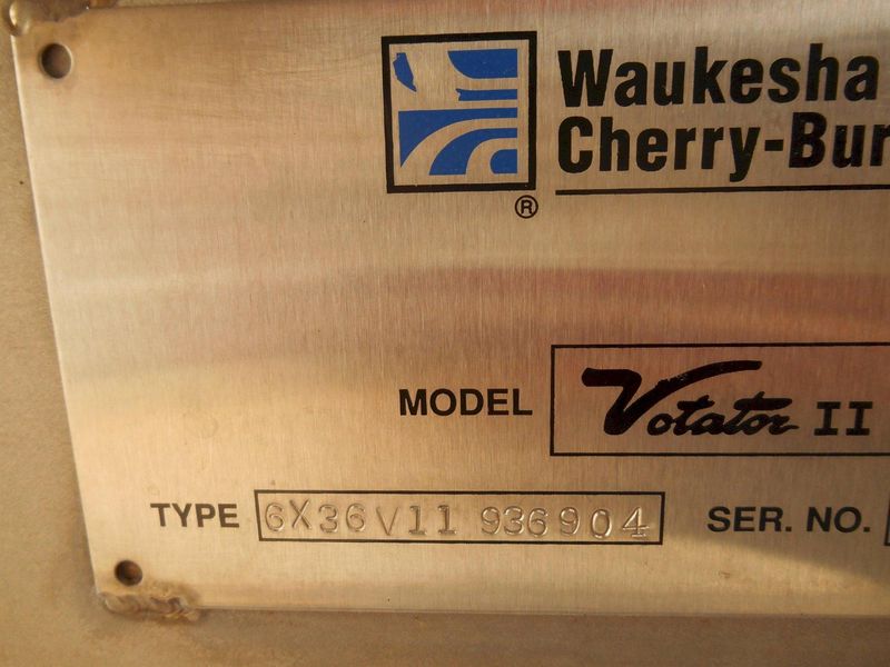 Waukesha Cherry-Burrel Votator II  || S.S. Scraped Surface Heat Exchanger
