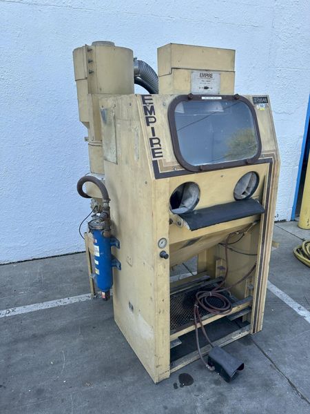 EMPIRE MODEL # EB 26" X 36" BLAST CABINET: STOCK #78177: STOCK #78196