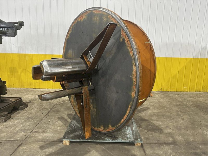 4,000 LBS x 20" AMERICAN STEEL LINE MODEL #60 DOUBLE END PULL OFF UNCOILER COIL REEL: STOCK #230