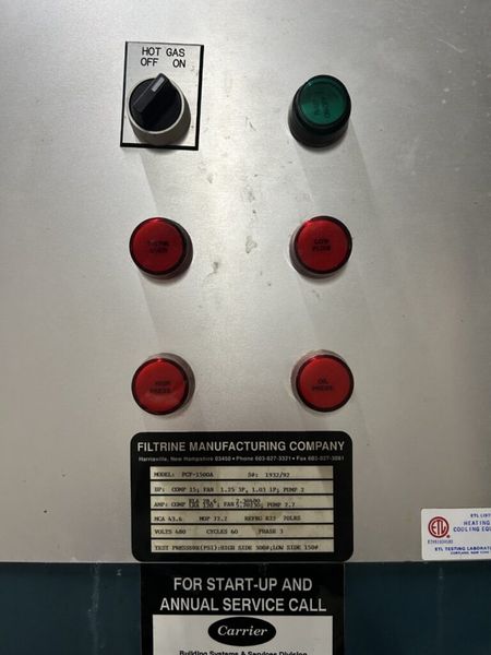 Filtrine PCP-1500A 15 Ton Air-Cooled Closed Loop Process Chiller