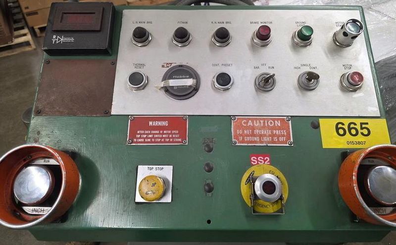 18 TON L AND J 18 O.B.I. Press
