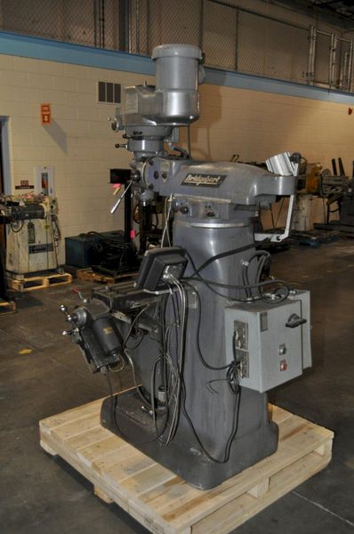 2 HP BRIDGEPORT VERTICAL MILL