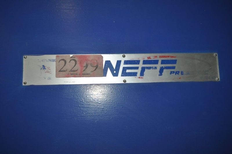 42.4 Ton 4 Post Neff Hydraulic Press