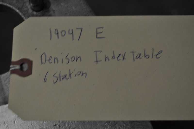 6 Station Denison Roary Index Table