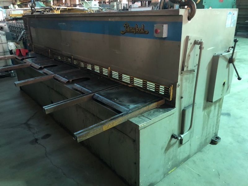 12' x 1/4" BAYKAL HYDRAULIC SHEAR