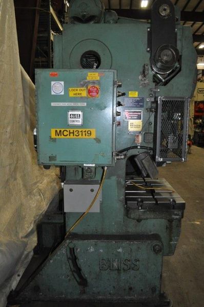 45 TON BLISS  FLYWHEEL TYPE OBI PRESS