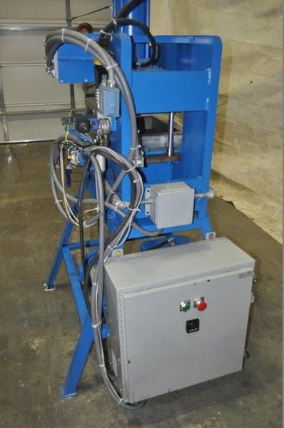 15 TON STOCKMEIER / SHAR HEATED PLATEN HYDRAULIC PRESS