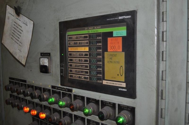 WHEELABRATOR SHOT BLAST MACHINE