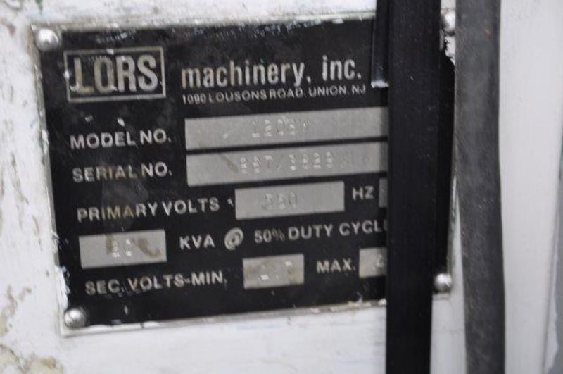 20 KVA LORS BUTT WELDER