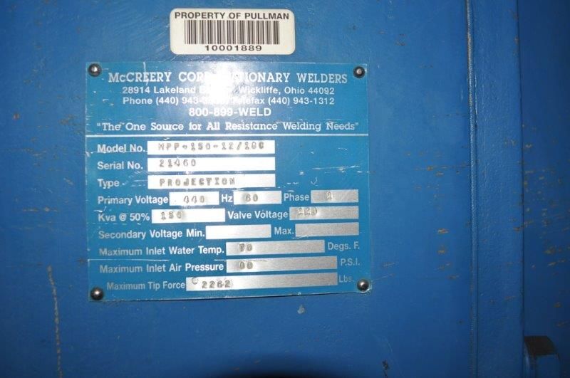 150 KVA McCREERY