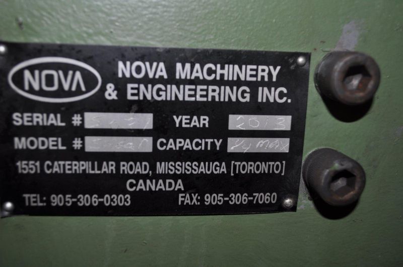 10" x .250" Nova Hydraulic Bar Shear