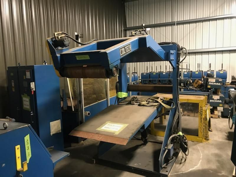 14 STAND X 3.5" YODER MODEL #M2.5 ROLLFORMER LINE, NEW 1998, INCLUDES ENTRY & CUTOFF: STOCK 1602