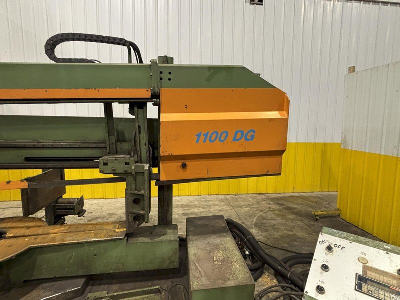 17" X 43" PEDDINGHAUS MODEL #1100 DG TWIN COLUMN & MITRE HORIZONTAL STRUCTURAL SAW, NEW 2007: ST