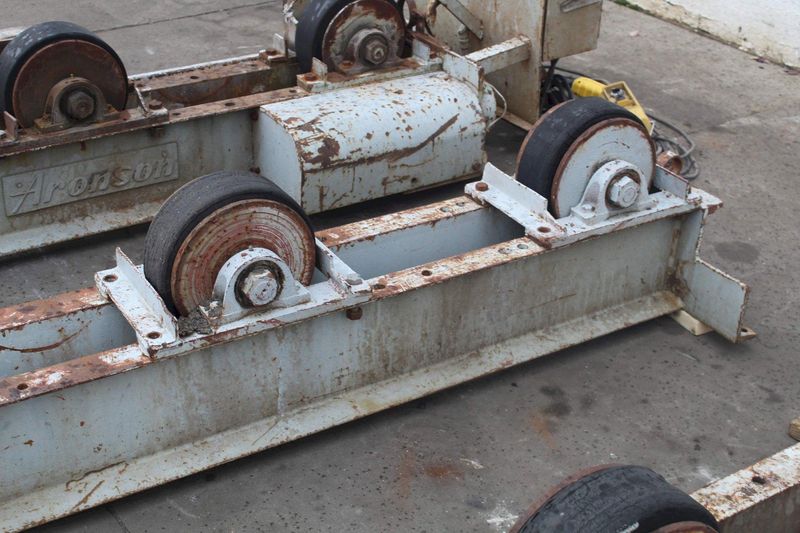 15 TON ARONSON TANK TURNING ROLLS 1 DRIVE & 2 IDLERS: STOCK # 72464