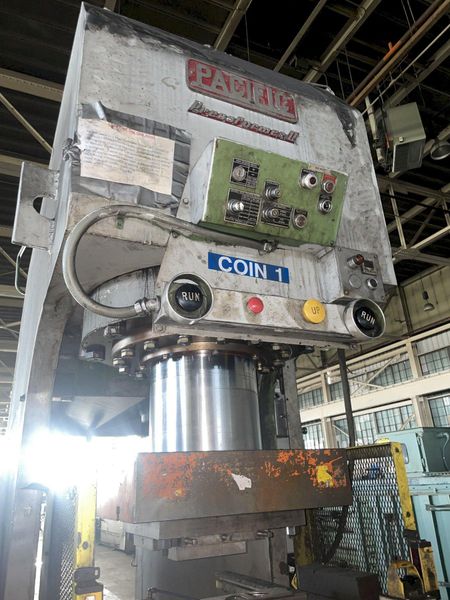 375 TON PACIFIC MODEL #375PF-II PRESSFORMER HYDRAULIC C-FRAME PRESS : STOCK #16259