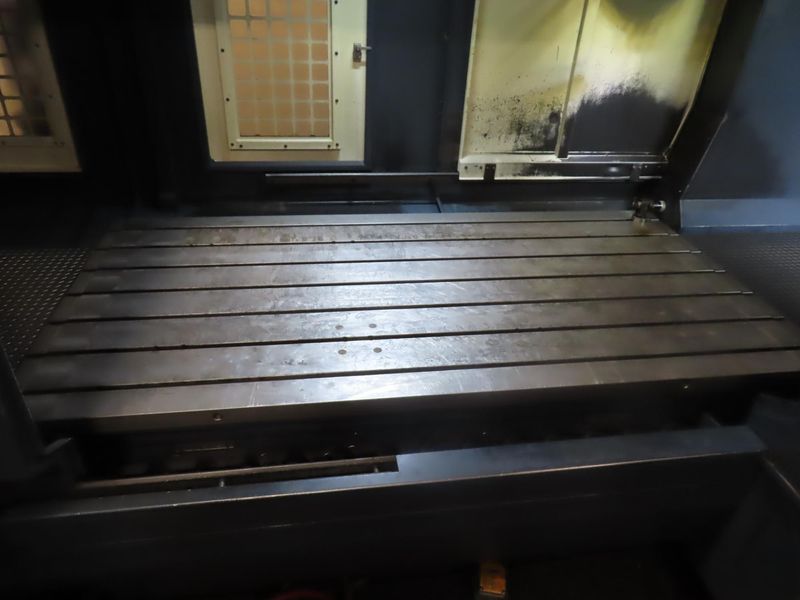 Johnford DMC-2100H Bridge Type CNC Vertical Machining Center with Fanuc 18i-MB, Renishaw Probing, 40 ATC, LESS THAN 8500 CUTTING HOURS