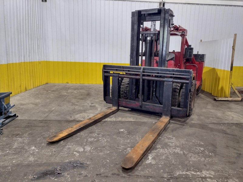 50,000 LB CAPACITY TAYLOR (EAGLE FRAME) MODEL #YS DETROIT DIESEL HEAVY DUTY FORKLIFT: STOCK #181