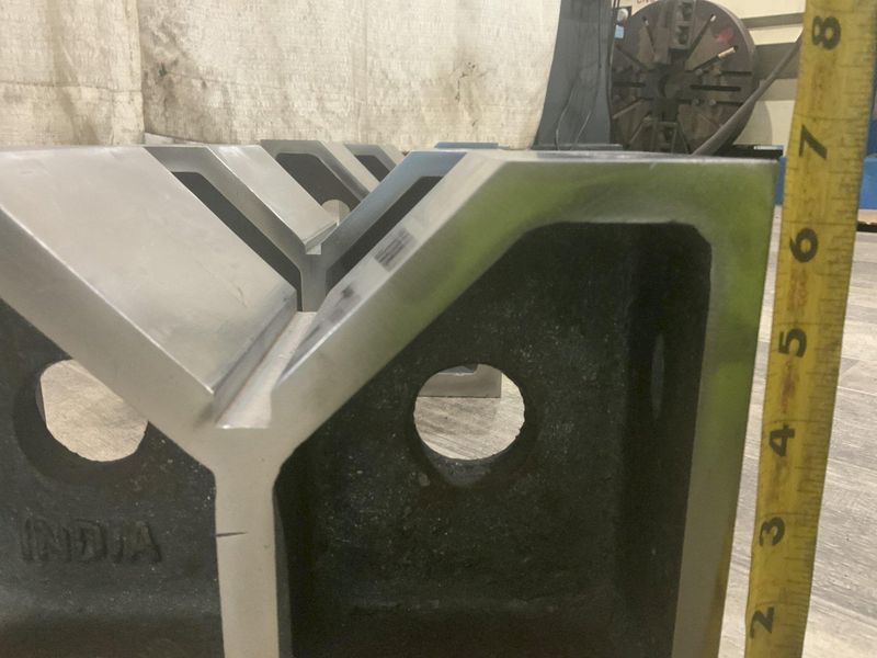 (4) 10" X 5" X 6.5" HIGH V-BLOCKS: STOCK #80026