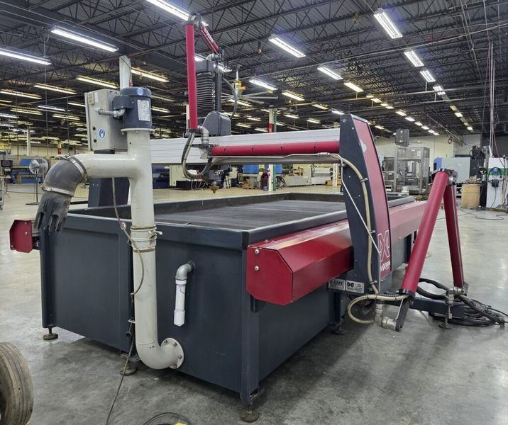 Omax Maxiem 1530 5′ x 10′ 5 Axis CNC Waterjet (A Jet Head)