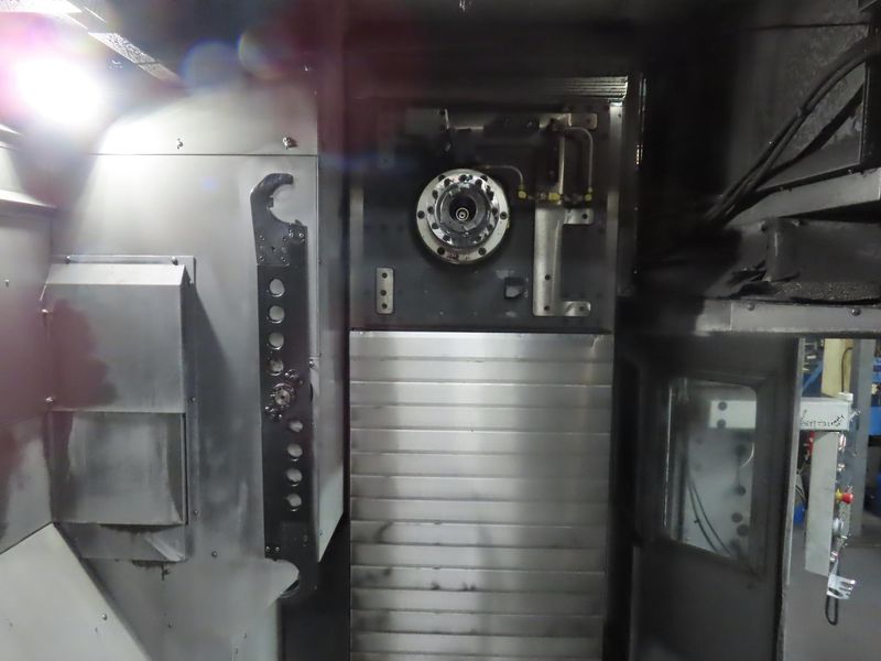 Haas EC-1600 CNC Horizontal Machining Center with Integrated 4th axis Rotary Table, 5th Axis Drive, Probing, and Thru-Spindle Coolant