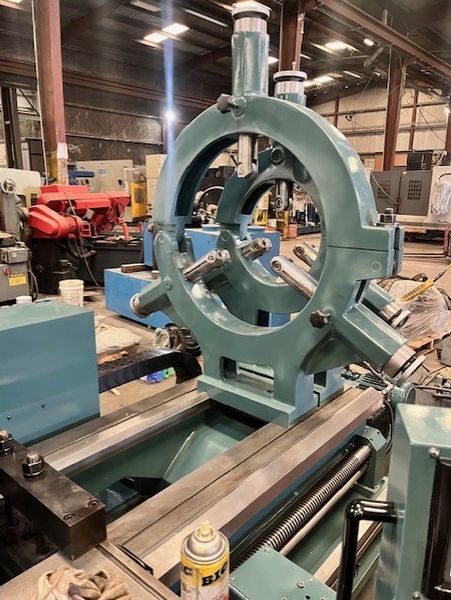 Vantage PB-50 50″ x 152″ Twin-Carriage Engine Lathe, 9″ Spindle Bore