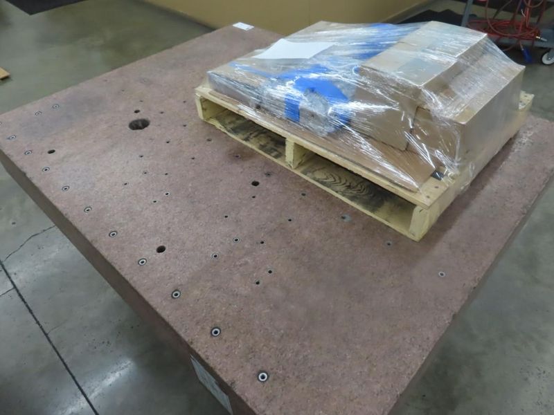 Charmilles Andrew 48"x 60" x 8.5"   Pink Granite Surface Plate - Contents NOT Included- Auction Item