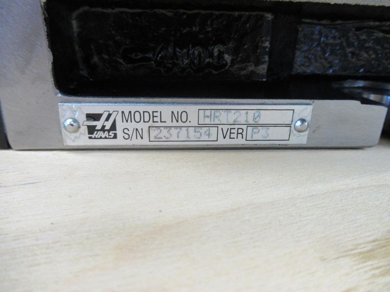 Haas HRT-210 Programmable Rotary Table, 8.25" Platen, Brushless Sigma 5 Drive Motor - New 2019- Auction Item