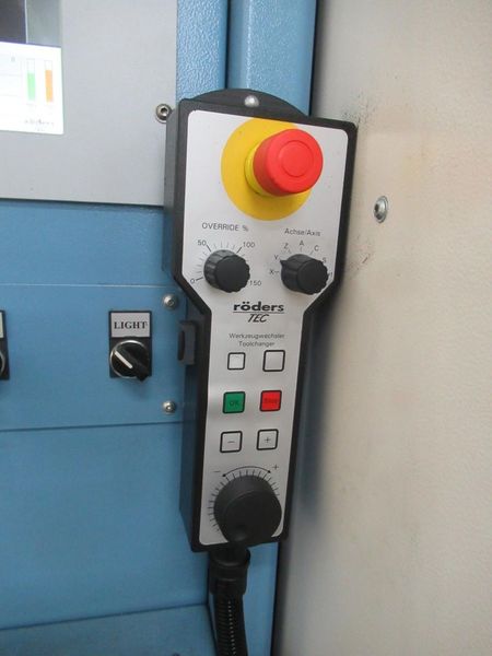 Roeders TEC RFM 600 High Speed CNC Vertical Machining Center, Roeders CNC Control, 42K RPM, 18 ATC, Probing- Auction Item