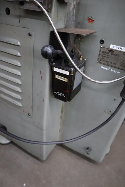 Mitsui High-Tech MSG-200MH Hand Feed Surface Grinder, Mitutoyo KA-200 2-Axis DRO, 6"x12" Fine Pole Chuck, Coolant- Auction Item