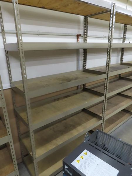 Adjustable Steel Shelving (9)- Auction Item