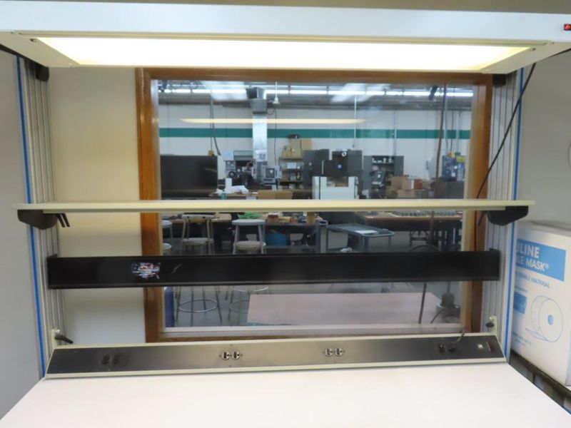Adjustable Work Bench and Light w Power Strip- Auction Item