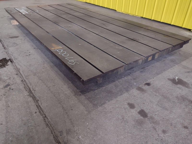 63" x 122" T-SLOTTED LAYOUT PLATE: STOCK #18316
