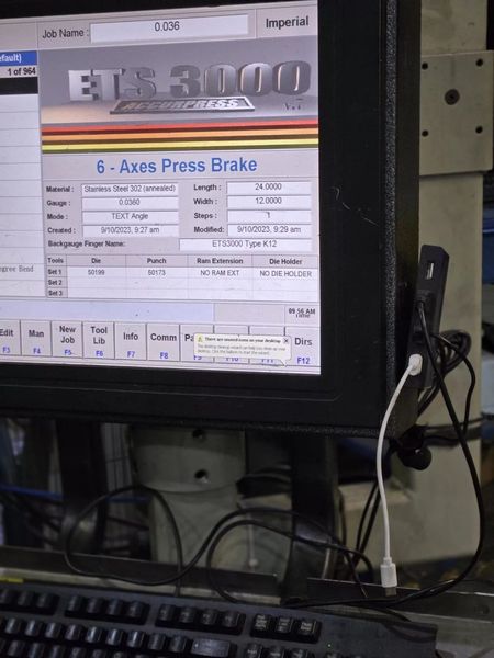 2009 Accurpress Accell 5908 Press Brake (#6069)
