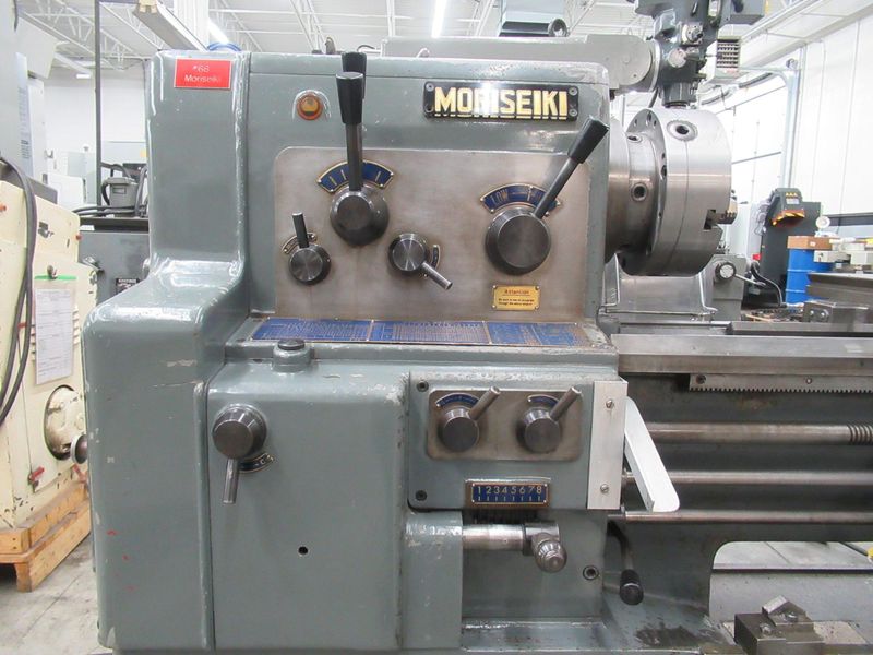 Mori Seiki MS-850 Engine Lathe, 17" X 33", Threading, 3-Jaw Chuck, Quick-Change Toolpost