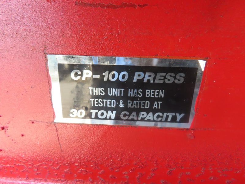 Shopmaster CP 100 H Frame Shop Press- Auction Item