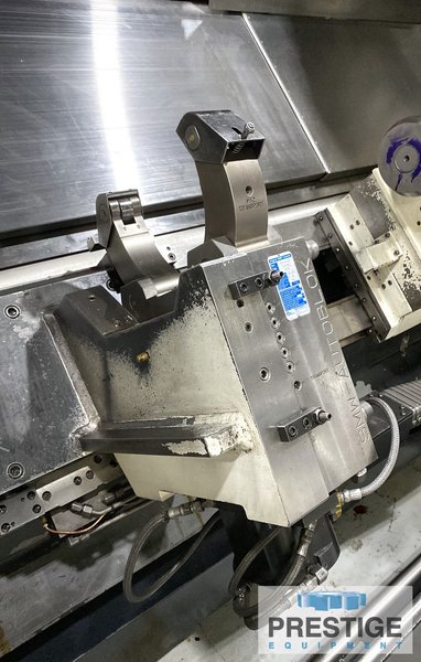 Mazak Slant Turn 50N CNC Lathe, 31" x 118", 16" 3-Jaw, 15-Pos. Trt, HP Cool, Probe, Stdy Rest, Mazatrol 640T, #32751