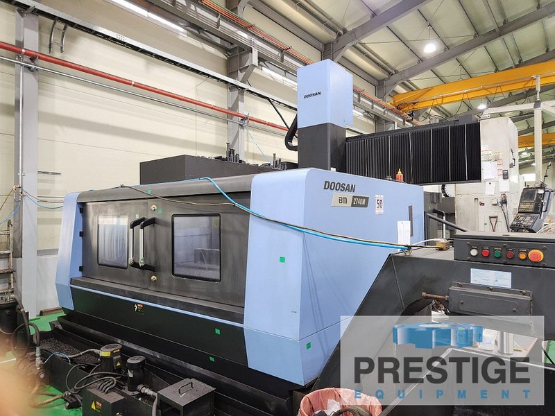 Doosan BM2740, X-157", Y-106", 106.29" B/C, 12,000 RPM, Fanuc 31iB, 40 HP, Thru Spind Coolant, 60 ATC, 2016, #32749