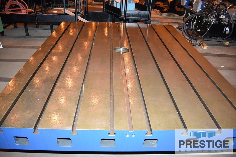84" X 108" G & L Rotary Table, Hydrostatic, 50K Capacity, 19.5" Table Height, #26943