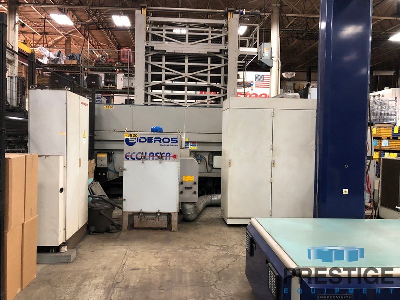 3000 Watt Salvagnini w/ Load/Unload/Tower, X-120", Y-60", DC030 Resonator, Shuttle Table, 2008. #31727