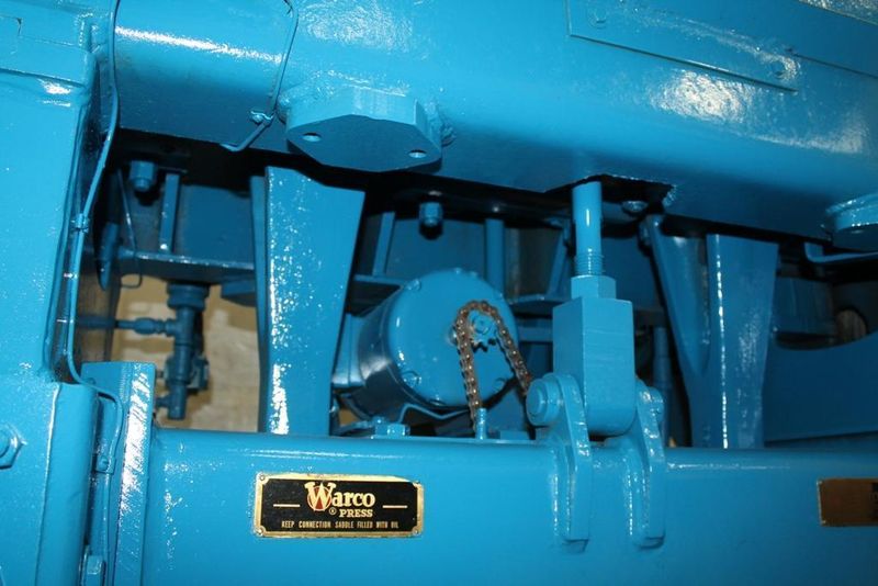 55 TON WARCO SSDC PRESS: STOCK 64347