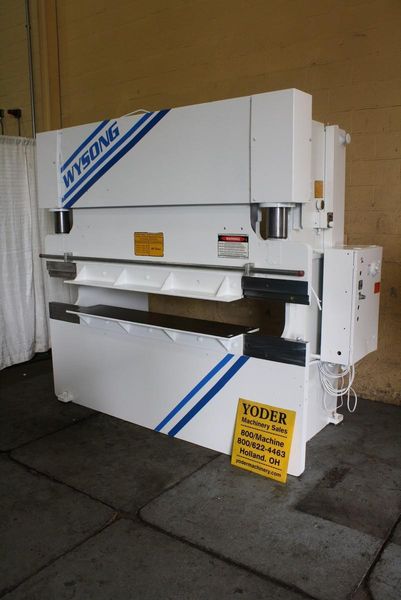 60 TON X 8' WYSONG HYDRAULIC PRESS BRAKE: STOCK #64992