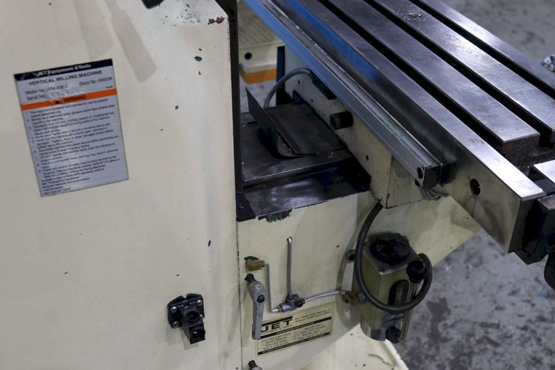 1-1/2 HP JET  MODEL JVM 8363 RAM TYPE VERTICAL MILL: STOCK #73603