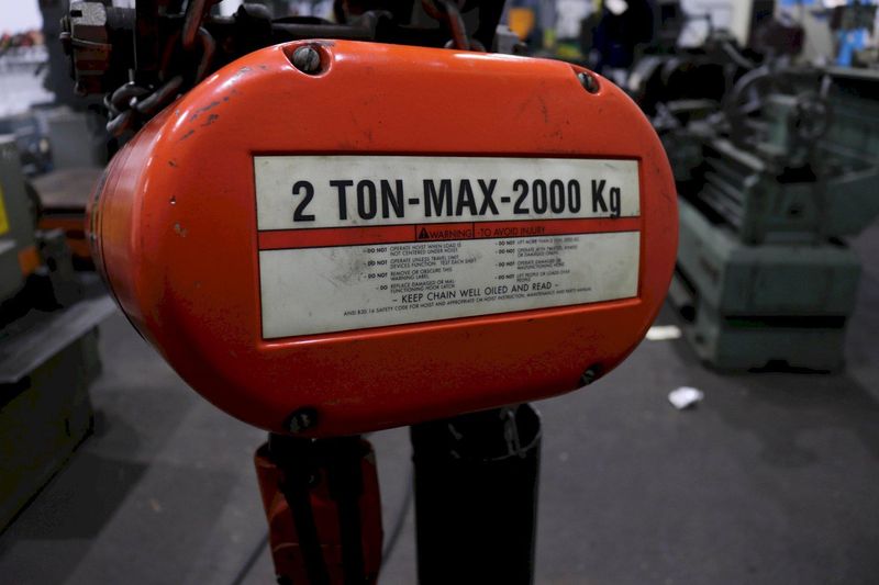 2 TON C & M ELECTRIC CHAIN HOIST: STOCK #73525